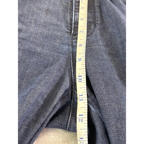 J. Jill Jeans Women's 12 Blue Dark wash Denim Full Leg Metropolitan - Picture 7 of 11